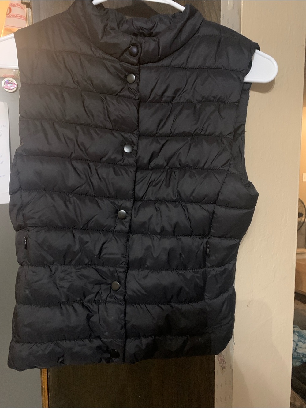 Love Tree Black Quilted Puffer Vest